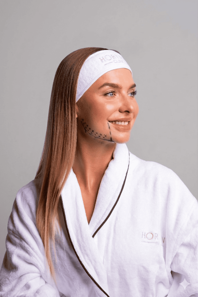 marking jowls for surgery